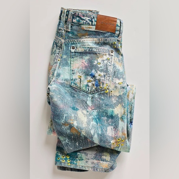 New Free People We The Free Tennessee Low-Rise Illusions Jeans Canvas Sz 26 - Picture 7 of 16